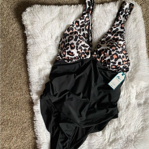 YOU DI AN Swimsuit NEW Size 5XL Animal Print - Picture 1 of 12